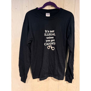 Steve & Barry's Black T-Shirt Men's Size M